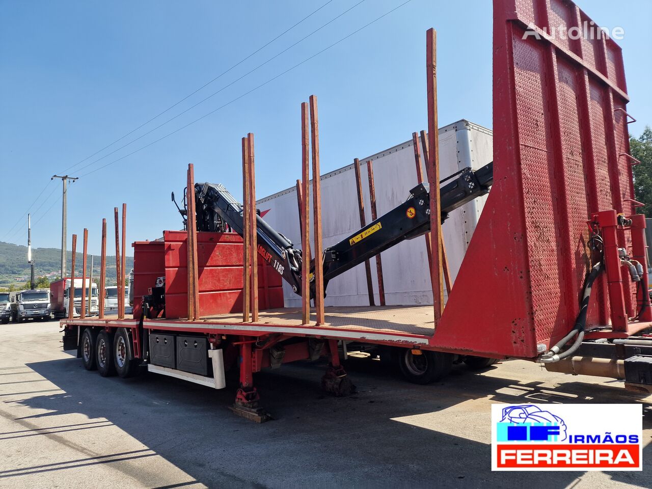 Naczepa Do Przewozu Drewna LeciTrailer Grua Loglift 118S 2019