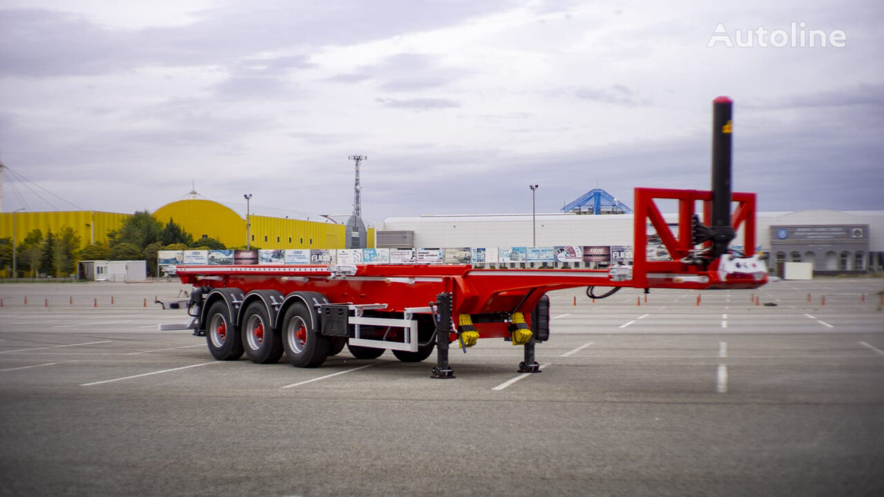 Naczepa Do Przewozu Kontener W New Tipping Container Trailer