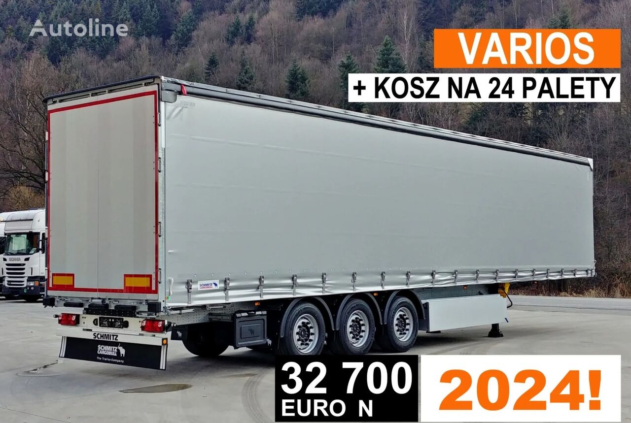 Naczepa plandeka Schmitz Cargobull VARIOS 24 PAL KOSZ na sprzedaż