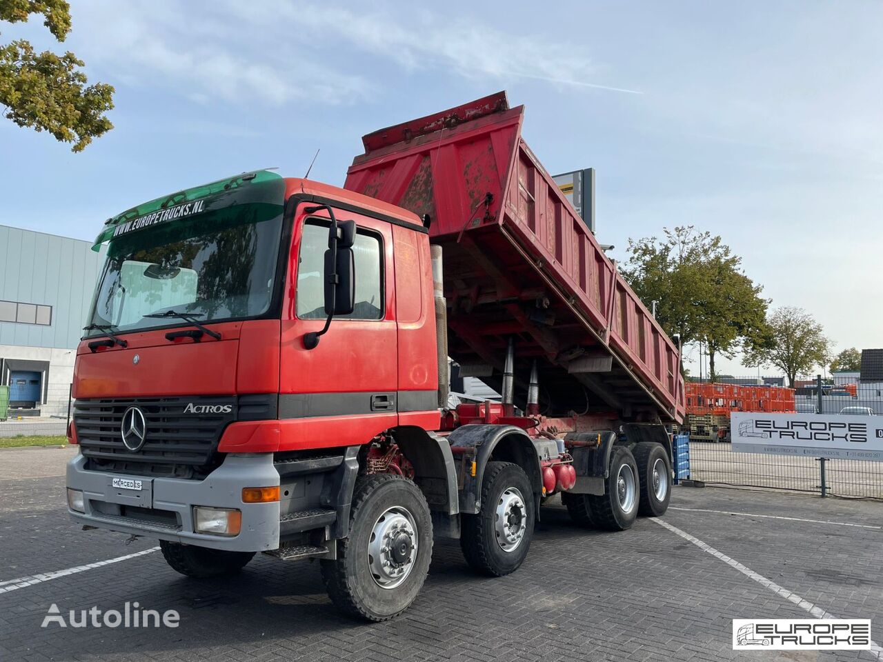 Wywrotka Mercedes Benz Actros Full Steel Manual Meiller