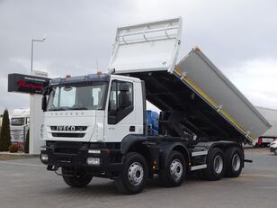 ciężarówka burtowa IVECO TRAKKER 410 / 8X4 / 2 SIDED KIPPER / BORTMATIC / AUTOMAT /