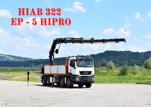 ciężarówka burtowa MAN TGS 35.440 * HIAB 322 EP-5HIPRO+FUNK / 8x4!