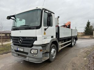 ciężarówka burtowa Mercedes-Benz Actros 2541 + przyczepa burtowa