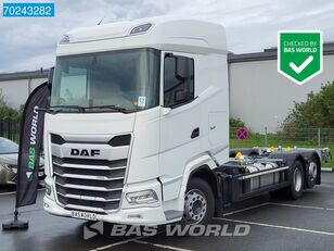 nowa ciężarówka do przewozu kontenerów DAF XG 480 6X2 Retarder 2x Tanks ACC LED Lift-Lenkachse Euro 6