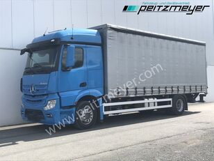 ciężarówka firanka Mercedes-Benz Actros  1832 LL Pritsche + LBW EU 6