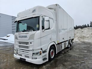ciężarówka furgon Scania R-serie 6X2LB Skapbil - sideåpning - løftelem