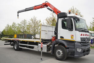 ciężarówka platforma Mercedes-Benz  Arocs 1833 HDS 4×2 E6 / Fassi F155A.0.22 E-Active crane / 20 pa