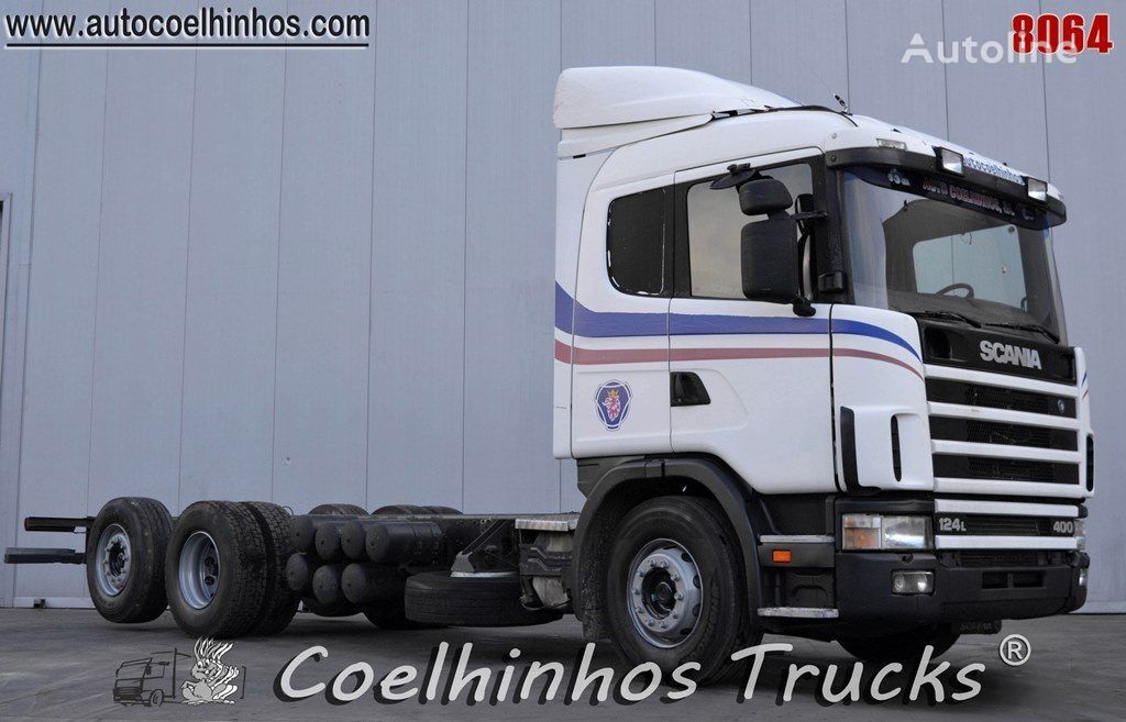 ciężarówka podwozie Scania 124L 400