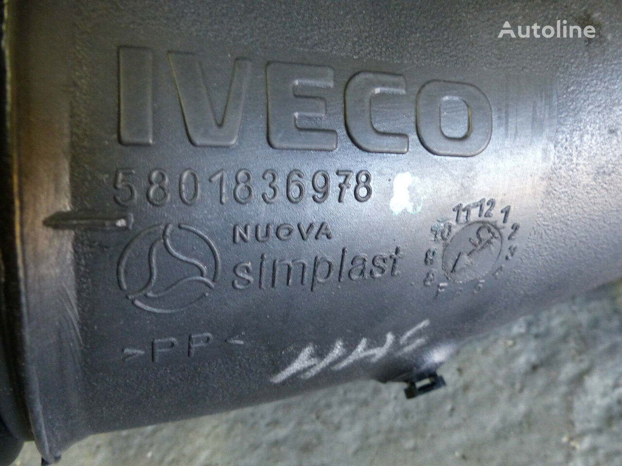 rura chłodzenia IVECO Saugleitung 5801836978 do ciężarówki IVECO Eurocargo