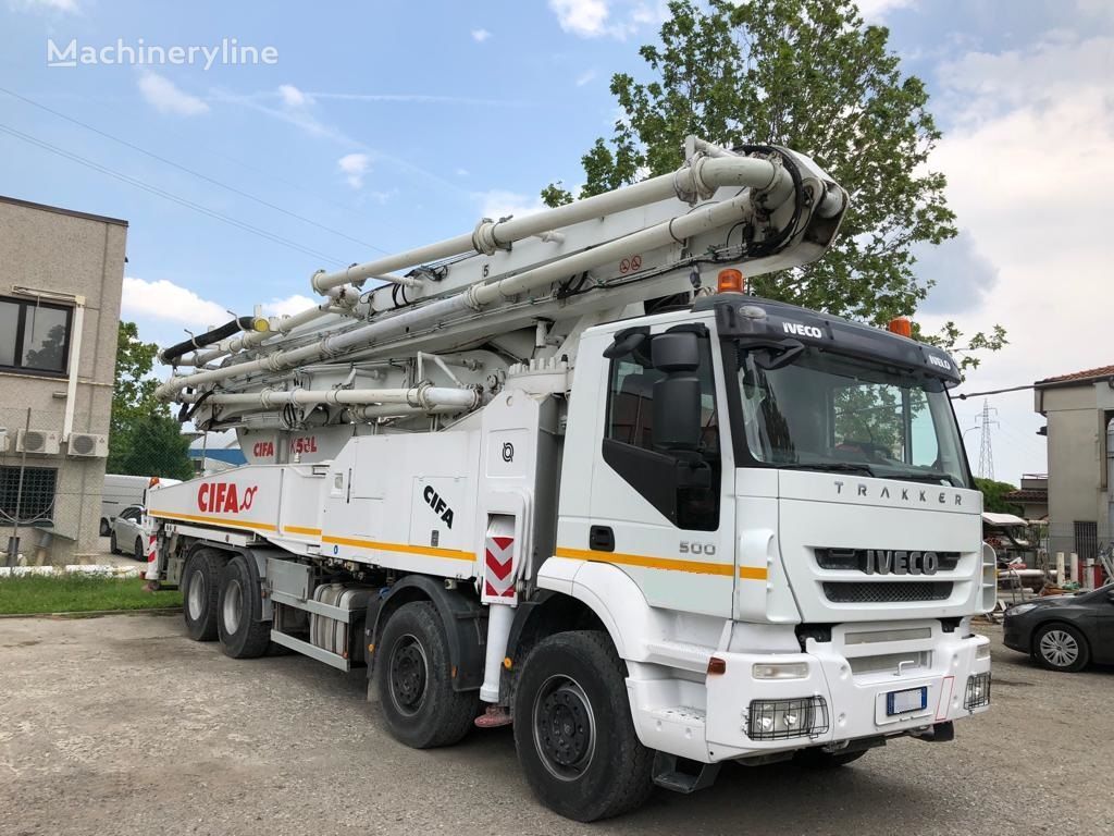 Pompy do betonu IVECO CIFA 52L, TRAKKER 500 CV na sprzedaż