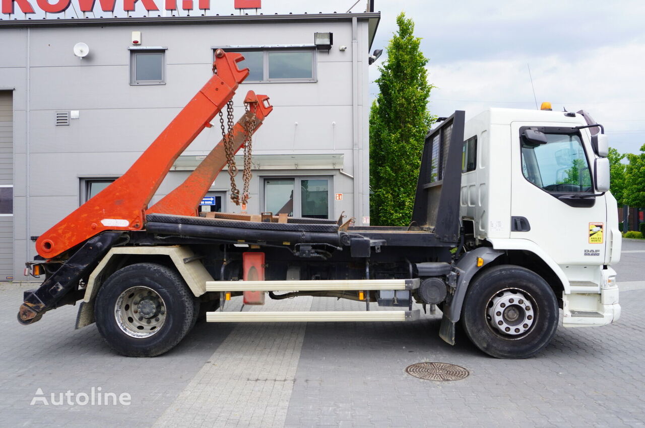 śmieciarka DAF LF 55.220 Skip loader GUIMA PALFINGER M14T