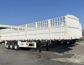 nowa naczepa platforma CIMC 3 Axle 60 Ton Fence Cargo Truck Trailer for Sale - Z