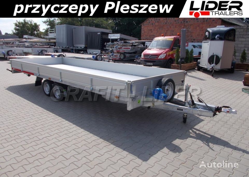 nowa przyczepa niskopodwoziowa Temared TM-172 przyczepa 588x211x30cm, Carplatform 6021S Alu, laweta, pl