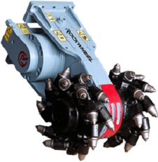 nowy bęben korekcyjny Rockwheel G5 hydraulic milling machine excavator mill